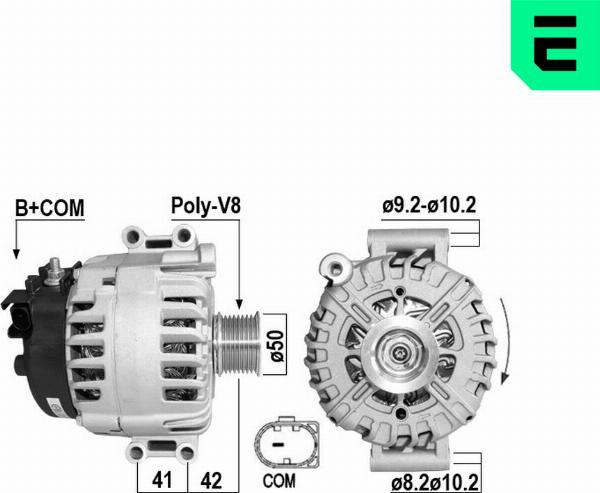 ERA 211043A - Alternatore www.autoricambi360.it