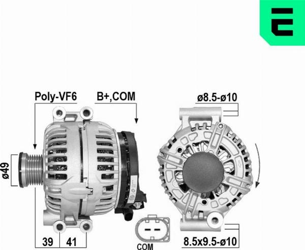 ERA 211054A - Alternatore www.autoricambi360.it