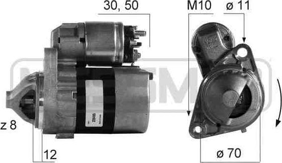 ERA 220495 - Motorino d'avviamento www.autoricambi360.it