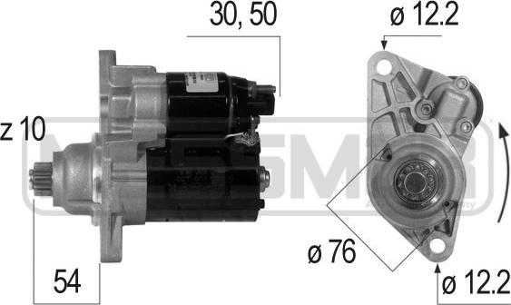 ERA 220544A - Motorino d'avviamento www.autoricambi360.it