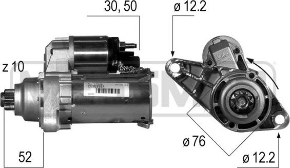 ERA 220530A - Motorino d'avviamento www.autoricambi360.it