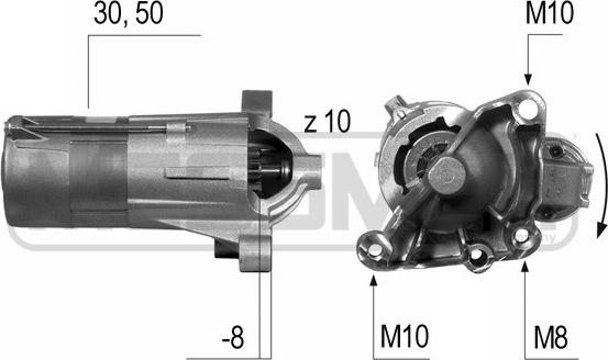 ERA 220526 - Motorino d'avviamento www.autoricambi360.it