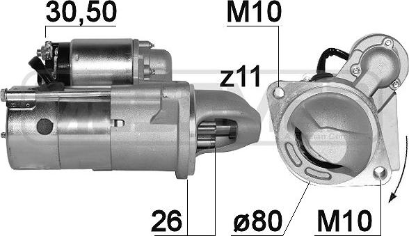 ERA 220893A - Motorino d'avviamento www.autoricambi360.it