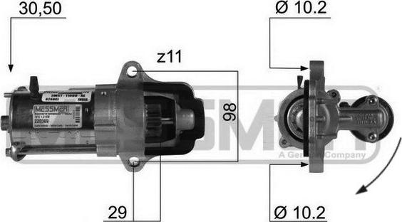 ERA 220369 - Motorino d'avviamento www.autoricambi360.it