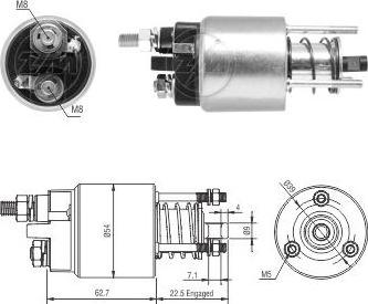 ERA 227908 - Elettromagnete, Motore d'avviamento www.autoricambi360.it