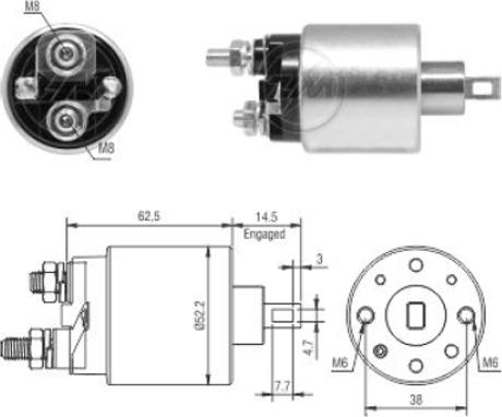 ERA 227912 - Elettromagnete, Motore d'avviamento www.autoricambi360.it