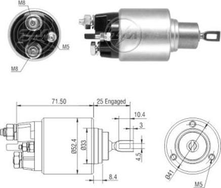 ERA 227937 - Elettromagnete, Motore d'avviamento www.autoricambi360.it
