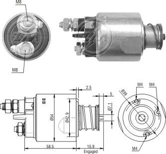 ERA 227059 - Elettromagnete, Motore d'avviamento www.autoricambi360.it