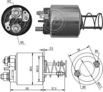 ERA 227078 - Elettromagnete, Motore d'avviamento www.autoricambi360.it