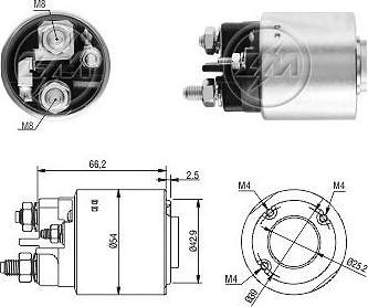 ERA 227233 - Elettromagnete, Motore d'avviamento www.autoricambi360.it