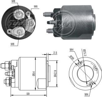 ERA ZM494 - Elettromagnete, Motore d'avviamento www.autoricambi360.it
