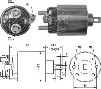 ERA ZM410 - Elettromagnete, Motore d'avviamento www.autoricambi360.it