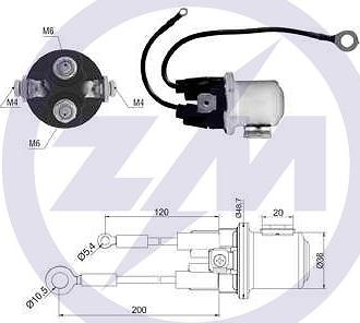 ERA ZM428 - Elettromagnete, Motore d'avviamento www.autoricambi360.it