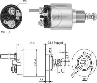 ERA ZM476 - Elettromagnete, Motore d'avviamento www.autoricambi360.it