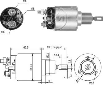 ERA ZM4775 - Elettromagnete, Motore d'avviamento www.autoricambi360.it