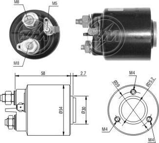ERA ZM599 - Elettromagnete, Motore d'avviamento www.autoricambi360.it