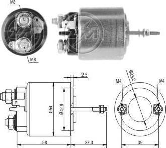 ERA ZM595 - Elettromagnete, Motore d'avviamento www.autoricambi360.it