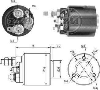 ERA ZM590 - Elettromagnete, Motore d'avviamento www.autoricambi360.it