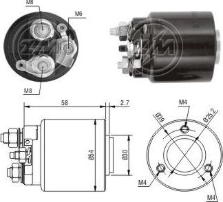 ERA ZM591 - Elettromagnete, Motore d'avviamento www.autoricambi360.it