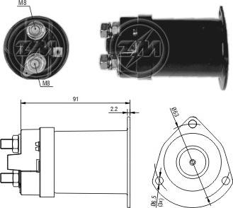 ERA ZM555 - Elettromagnete, Motore d'avviamento www.autoricambi360.it