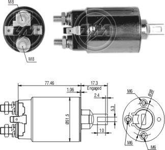 ERA ZM691 - Elettromagnete, Motore d'avviamento www.autoricambi360.it