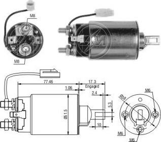 ERA ZM693 - Elettromagnete, Motore d'avviamento www.autoricambi360.it
