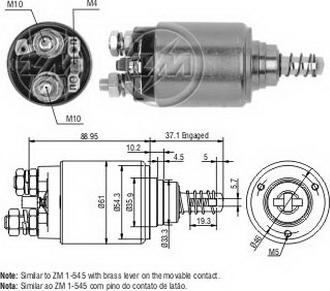 ERA ZM649 - Elettromagnete, Motore d'avviamento www.autoricambi360.it