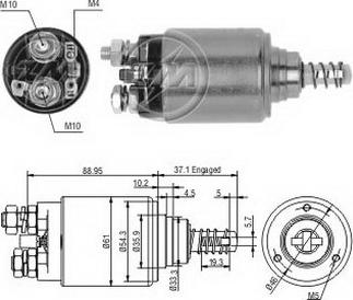 ERA ZM647 - Elettromagnete, Motore d'avviamento www.autoricambi360.it