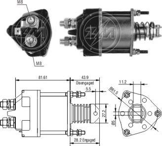 ERA ZM650 - Elettromagnete, Motore d'avviamento www.autoricambi360.it