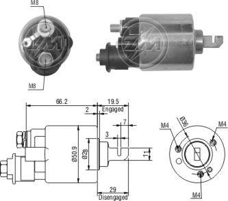 ERA ZM609 - Elettromagnete, Motore d'avviamento www.autoricambi360.it