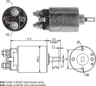 ERA ZM680 - Elettromagnete, Motore d'avviamento www.autoricambi360.it