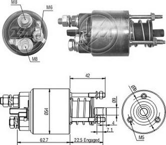 ERA ZM6395 - Elettromagnete, Motore d'avviamento www.autoricambi360.it