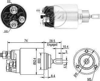 ERA ZM6381 - Elettromagnete, Motore d'avviamento www.autoricambi360.it
