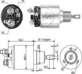 ERA ZM674 - Elettromagnete, Motore d'avviamento www.autoricambi360.it