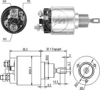 ERA ZM672 - Elettromagnete, Motore d'avviamento www.autoricambi360.it