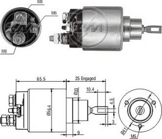 ERA ZM1974 - Elettromagnete, Motore d'avviamento www.autoricambi360.it
