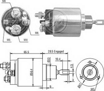 ERA ZM1475 - Elettromagnete, Motore d'avviamento www.autoricambi360.it