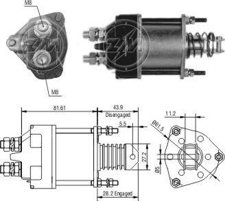 ERA ZM1650 - Elettromagnete, Motore d'avviamento www.autoricambi360.it