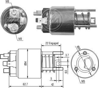 ERA ZM1395 - Elettromagnete, Motore d'avviamento www.autoricambi360.it