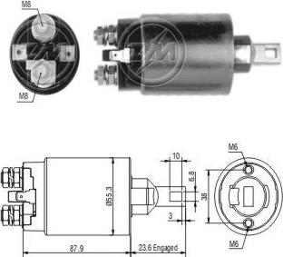 ERA ZM891 - Elettromagnete, Motore d'avviamento www.autoricambi360.it