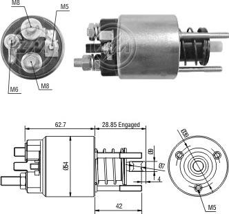 ERA ZM396 - Elettromagnete, Motore d'avviamento www.autoricambi360.it