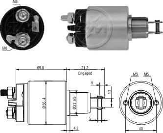 ERA ZM3579 - Elettromagnete, Motore d'avviamento www.autoricambi360.it