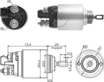 ERA ZM382 - Elettromagnete, Motore d'avviamento www.autoricambi360.it