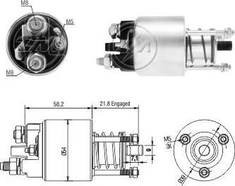 ERA ZM2397 - Elettromagnete, Motore d'avviamento www.autoricambi360.it