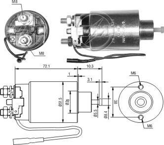 ERA ZM798 - Elettromagnete, Motore d'avviamento www.autoricambi360.it