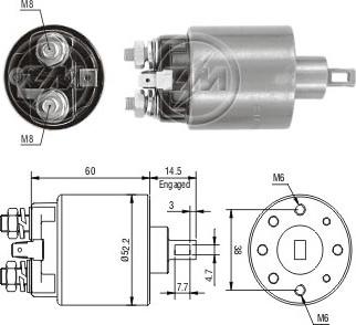 ERA ZM711 - Elettromagnete, Motore d'avviamento www.autoricambi360.it