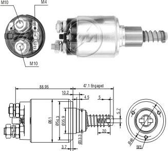 ERA ZM732 - Elettromagnete, Motore d'avviamento www.autoricambi360.it