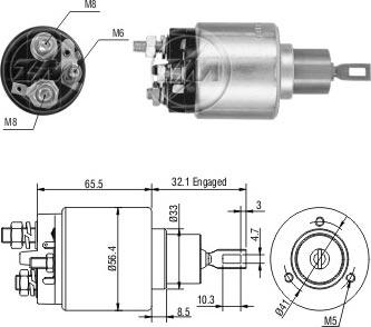 ERA ZM775 - Elettromagnete, Motore d'avviamento www.autoricambi360.it