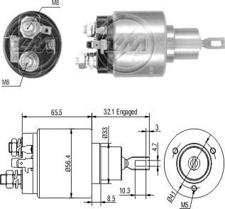 ERA ZM773 - Elettromagnete, Motore d'avviamento www.autoricambi360.it