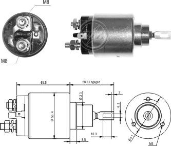 ERA ZM777 - Elettromagnete, Motore d'avviamento www.autoricambi360.it